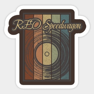 REO Speedwagon Vynil Silhouette Sticker